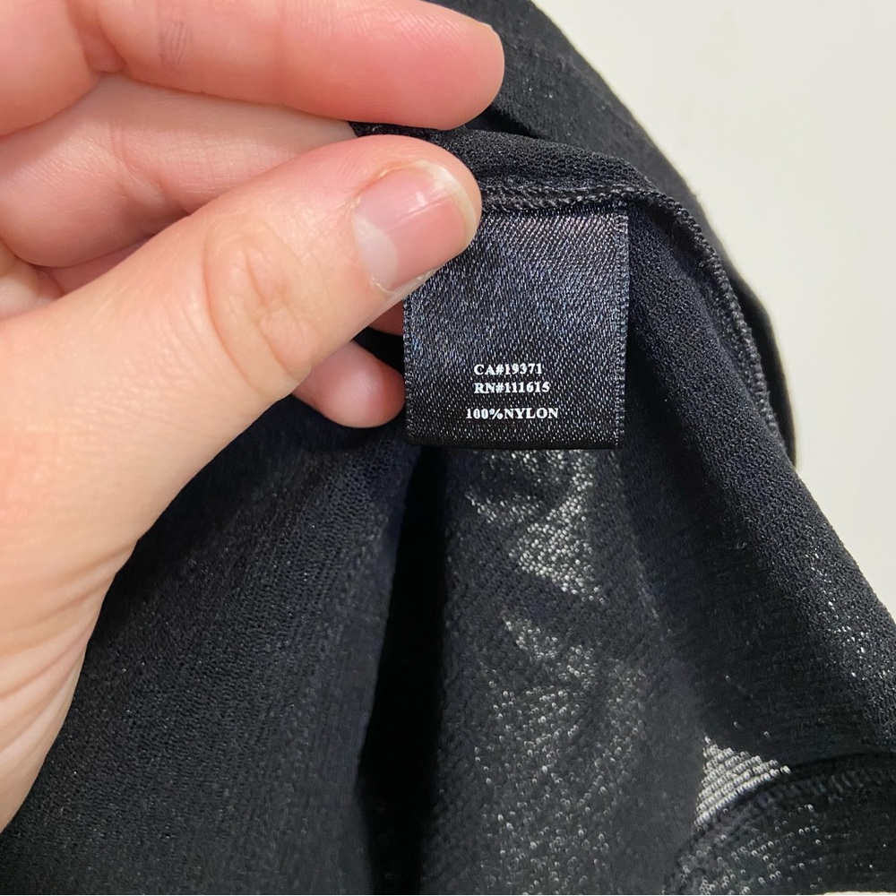 Robert Rodriguez Black Gold Embellished Double Layer Racerback Tank Top - Picture 7 of 7